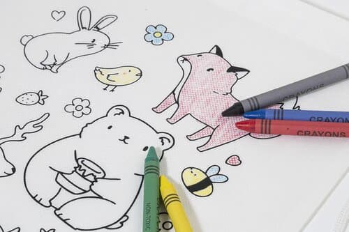 Zocolo RPET Färbebeutel mit Kordelzug, Tiere