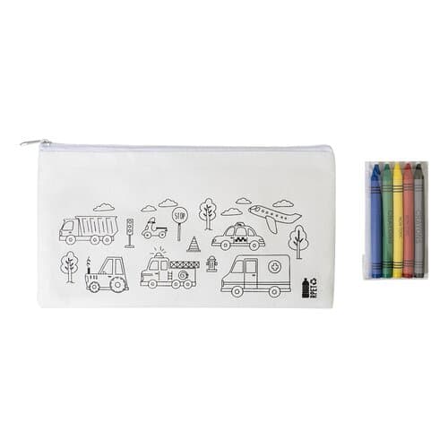 Gocolo RPET Stiftetasche zum Bemalen