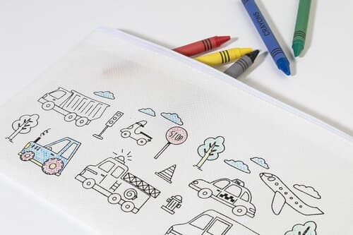 Gocolo RPET Stiftetasche zum Bemalen