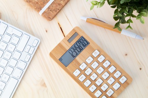 BooCalc Bambus-Taschenrechner