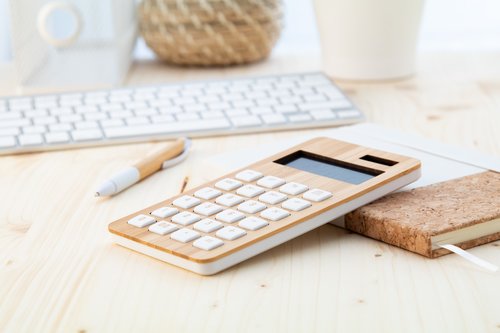 BooCalc Bambus-Taschenrechner