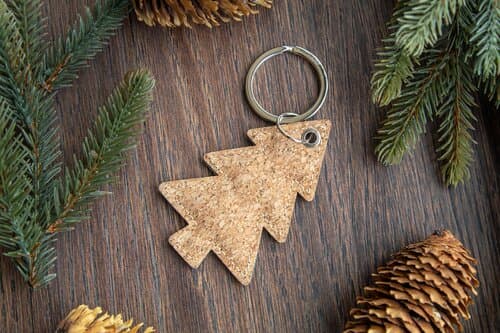 Korkki Schlüsselanhänger Weihnachtsbaum