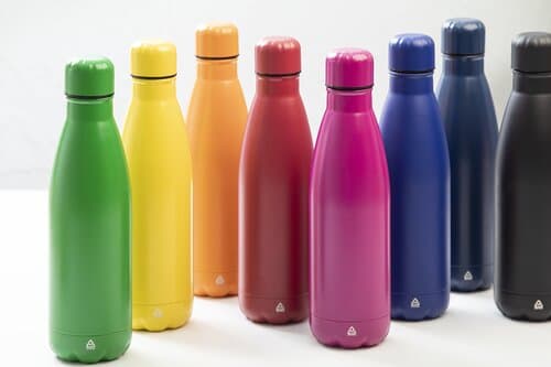 Refill Flasche aus recyceltem Edelstahl
