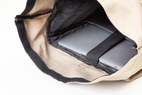 Rebyss Roll Recycelten Canvas Rucksack