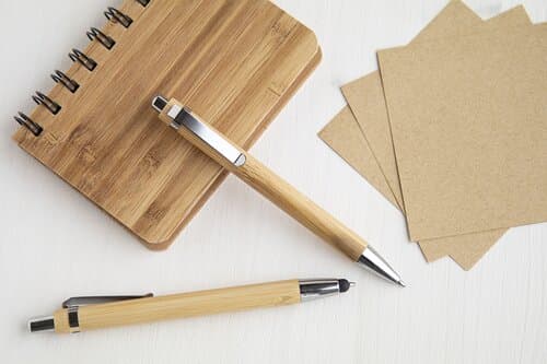 Tashania Touchpen mit Kugelschreiber aus Bambus