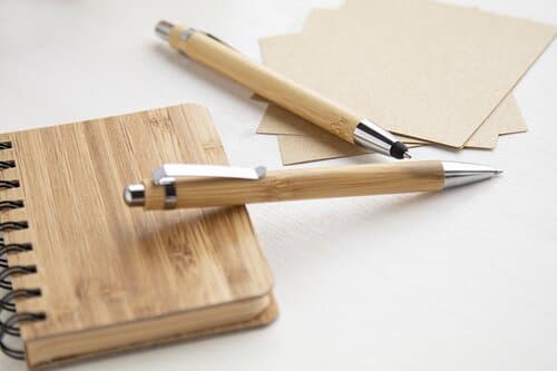 Tashania Touchpen mit Kugelschreiber aus Bambus