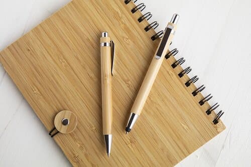 Tashania Touchpen mit Kugelschreiber aus Bambus