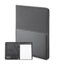 Duotone Zip Dokumentenmappe in schwarz