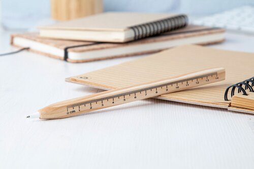Burnham Kugelschreiber mit Lineal
