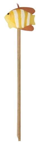 Fish Kerze mit Bambusstab