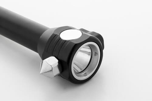 Hemmerg Taschenlampe mit Notfallhammer