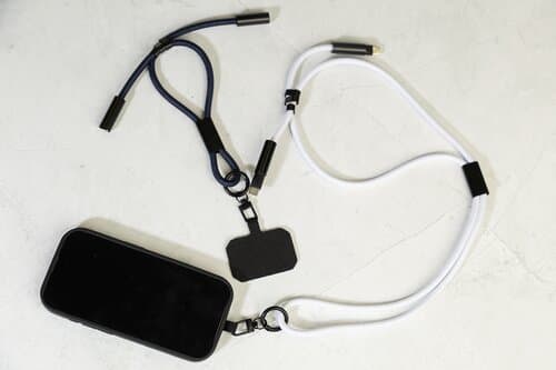 HolCharge 60W Lanyard mit Lade- und Datenkabel aus RPET
