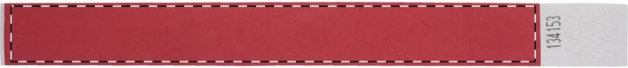 Tonbe Kontrollarmband – Druckbeispiel Siebdruck, 1-farbig, max. 190 x 15 mm - Komplette Oberfläche