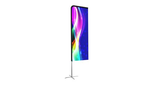 Beachfahne Winder 2m