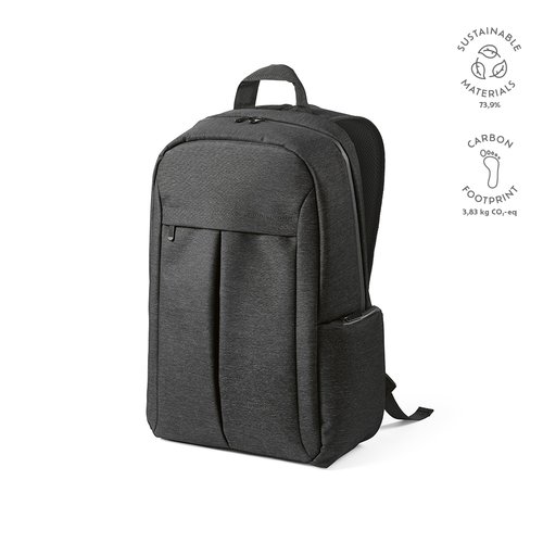 Madrid 22L Rucksack aus recy.Nylon und rPET. Laptops bis 17"