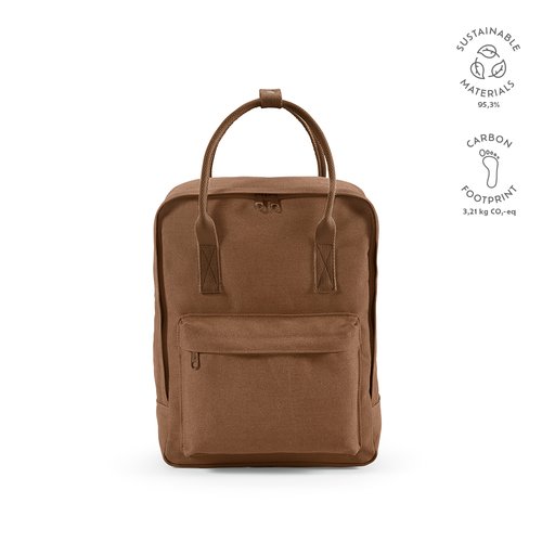 Stockholm 18L Rucksack aus recy.Baumwolle 450gsm. rPET-Tragegriffe