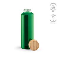 Indus Trinkflasche aus Borosilikatglas mit Bambusdeckel, 510 ml