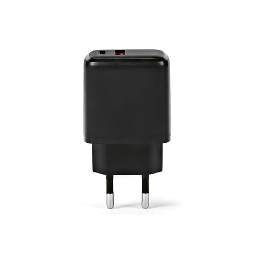 Franklin Wandladegerät rABS, 20W. Schnellladung über USB-C und USB-A