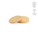 Christo Bambus-Untersetzer. Set mit 4 Stück