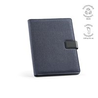 Tolstoy A4-Mappe rPET. Notizblock mit 64-seitigem FSC.Verschluss aus rPU