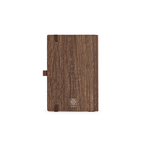 Steinbeck A5 Notizbuch Holzmaserungseinband. 196 Seiten aus 70gsm FSC
