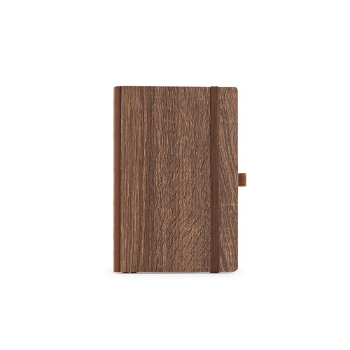 Steinbeck A5 Notizbuch Holzmaserungseinband. 196 Seiten aus 70gsm FSC