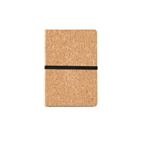 Goethe A5 Notizbuch mit Korkeinband. 196 Seiten aus 70 gsm recy.Papier