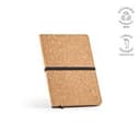 Goethe A5 Notizbuch mit Korkeinband. 196 Seiten aus 70 gsm recy.Papier