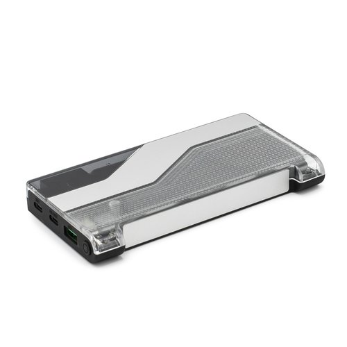 Voltix Powerbank aus rABS mit 10000 mAh. 18 W. LED-Anzeige