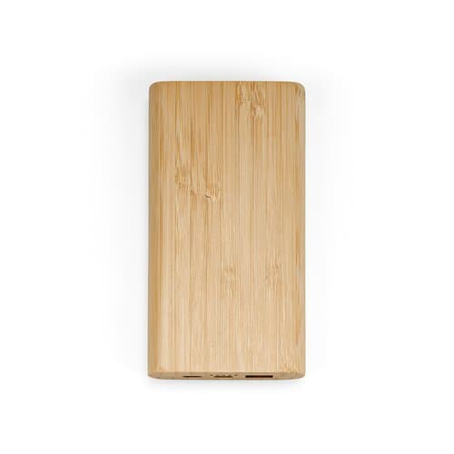 Pythagoras Powerbank aus Bambus mit 10000 mAh. 15 W