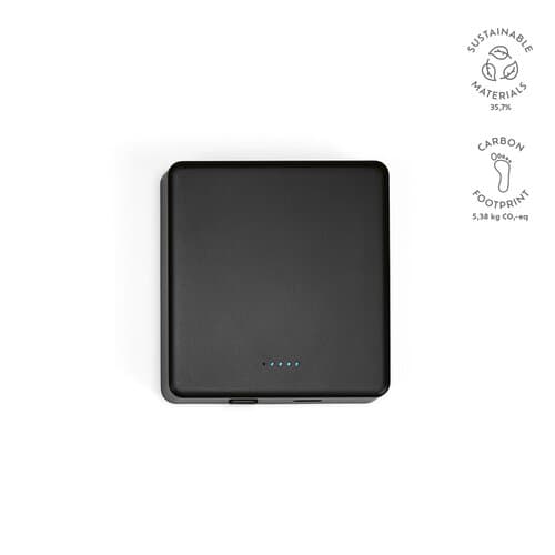 Mendel Powerbank aus rABS mit 5000 mAh. Magnetisches Laden