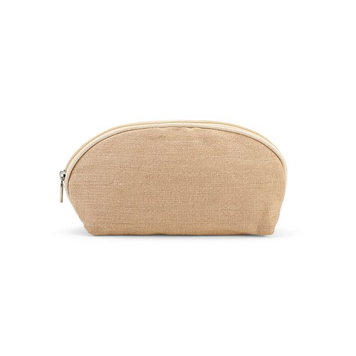 Dehli 1,5L Kulturtasche, 260gsm Jute mit Reißverschluss