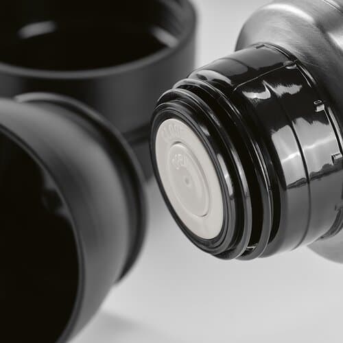 Flinders Thermos recy.Edelstahl, 1080 ml. Mit 2 Bechern und Karabiner