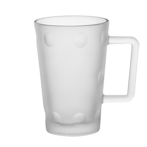 Dubbeglastässel satiniert  - 28 cl