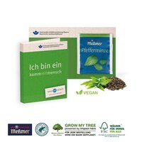 WERBEKLAPPKARTE MIT PREMIUMTEE