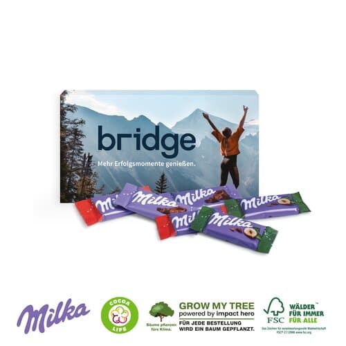MILKA SCHOKOTÄFELCHEN IN PRÄSENTBOX