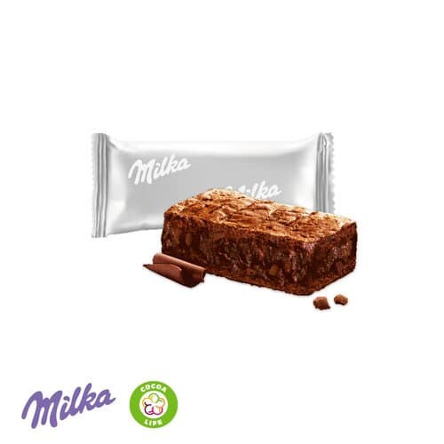MILKA MINI KUCHEN IN WERBEBOX - Milka Choco Brownie
