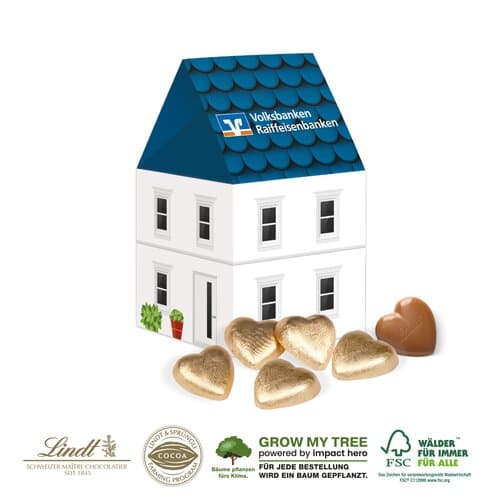 3D PRÄSENT „HAUS” - Lindt Herzen