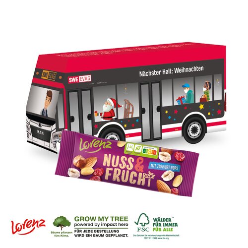 3D PRÄSENT „BUS” - Lorenz Nuss & Frucht