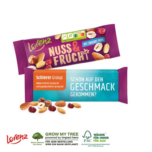 LORENZ NUSS & FRUCHT IM WERBESCHUBER