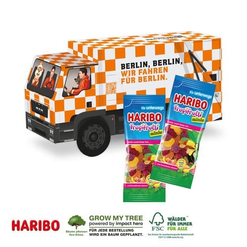 3D PRÄSENT „LKW” - Haribo Tropifrutti