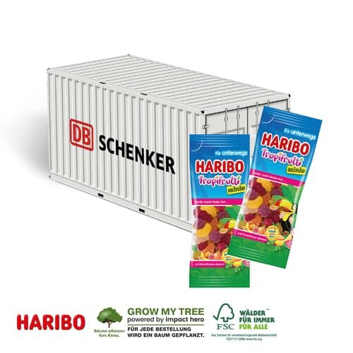 3D PRÄSENT „CONTAINER” - Haribo Tropifrutti