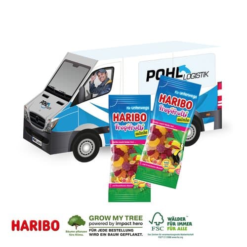3D PRÄSENT „TRANSPORTER” - Haribo Tropifrutti