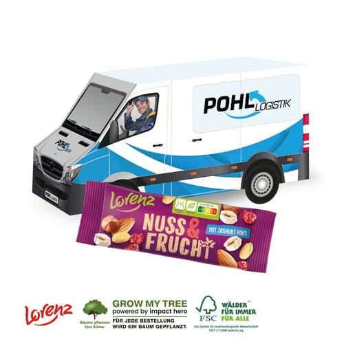 3D PRÄSENT „TRANSPORTER” - Lorenz Nuss & Frucht