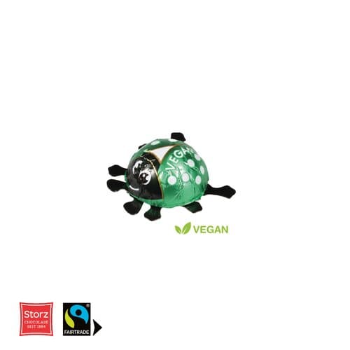 WERBE-KLAPPKARTE - Veganer Glückskäfer von Storz