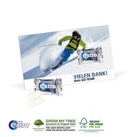 WERBE-KLAPPKARTE - Wrigleys Extra Professional White Kaugummi
