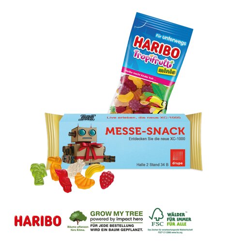 HARIBO GOLDBÄREN IM WERBESCHUBER, 75 G - Haribo Tropifrutti