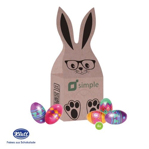 3D Präsent Häschen mit Schokoladeneier von Klett