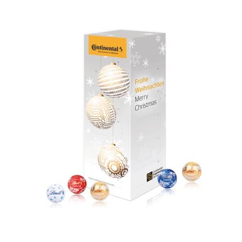 Adventskalender "Turm" mit Lindt Schokolade