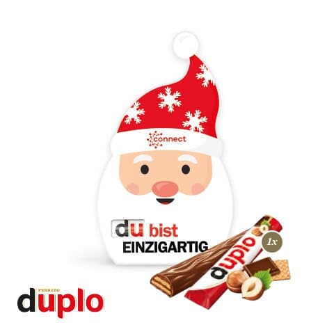 Werbekarte "Santa" mit duplo